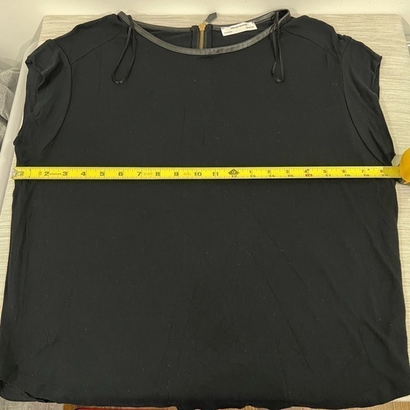 Zara Women’s Short Sleeve Black Top (S) - Picture 8 of 8